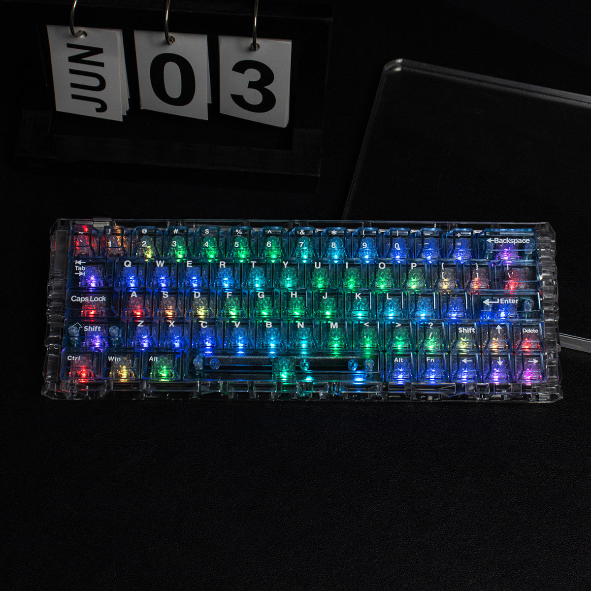 Light Blue Transparent - ANSI Keycap Set - Cherry Profile