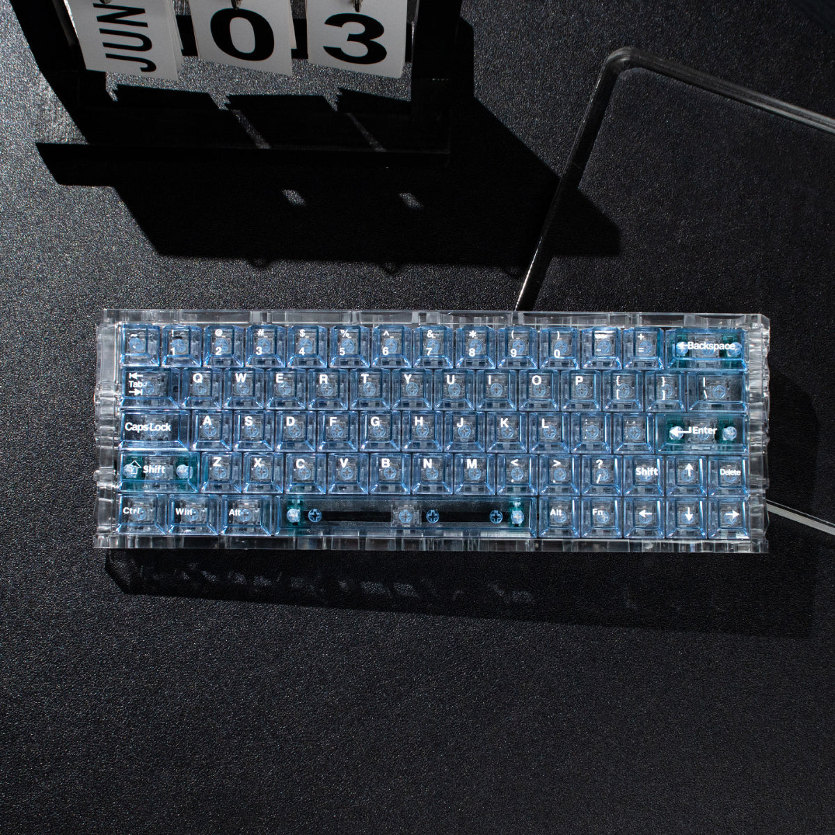 Light Blue Transparent - ANSI Keycap Set - Cherry Profile