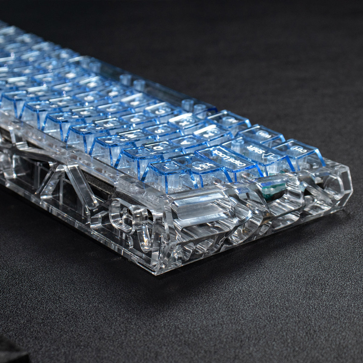 Light Blue Transparent - ANSI Keycap Set - Cherry Profile