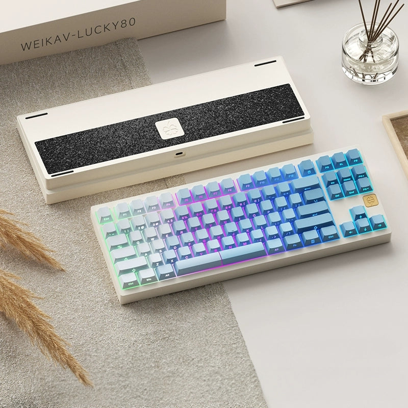 WEIKAV Lucky80 – 80% Tri-Mode Gasket-Mounted Mechanical Keyboard Kit