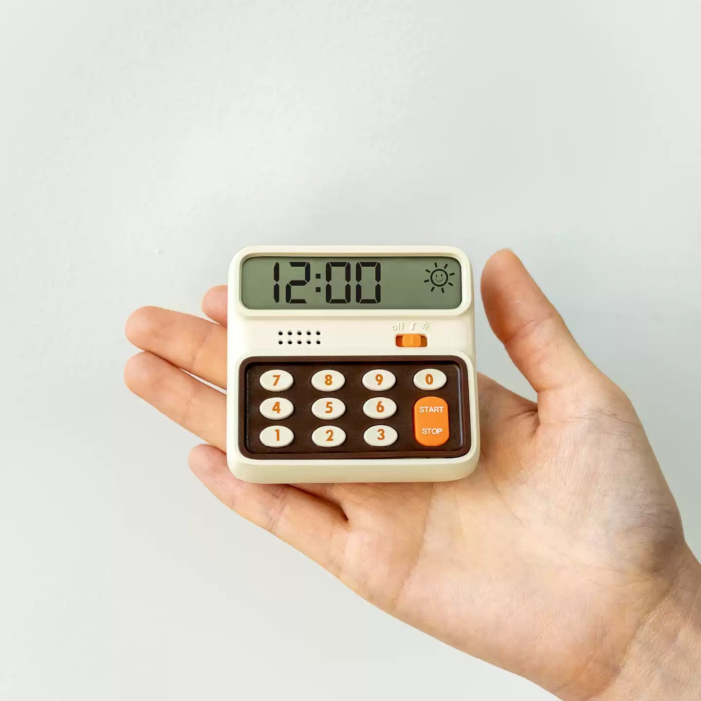 Black & White - Numeric Keypad Timer