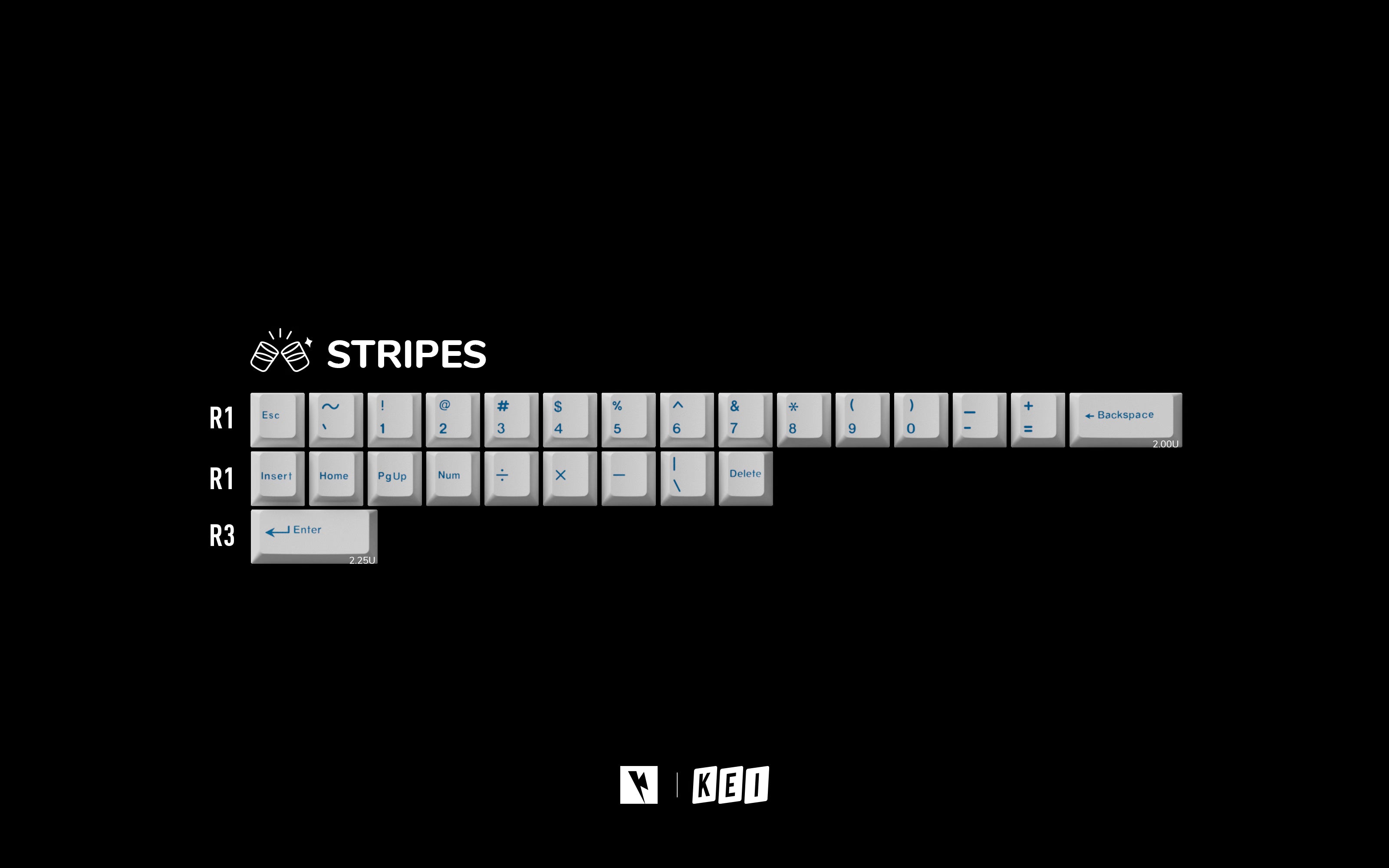 Keykobo - Soju Blue R2 Keycap Set