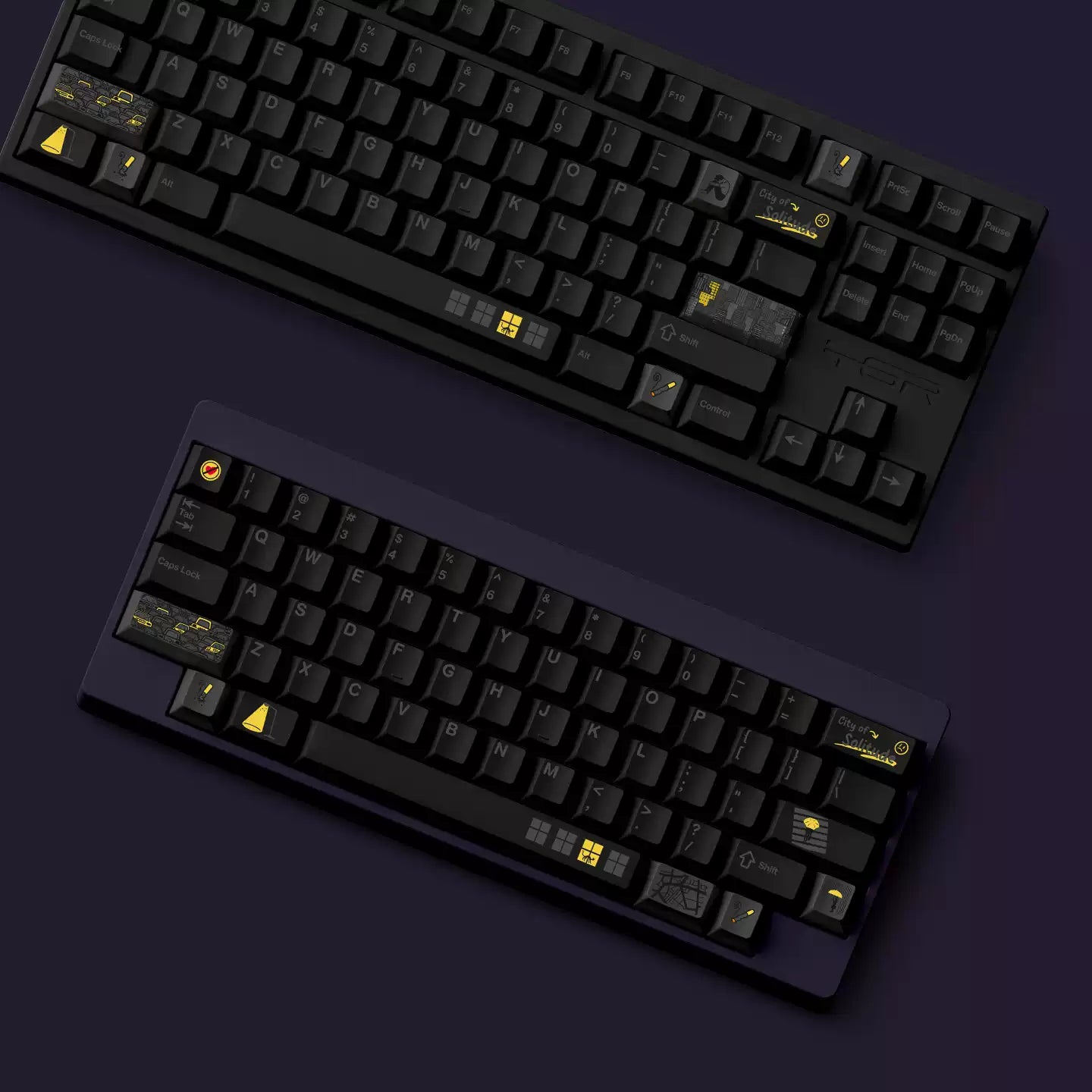 FBB - Lonely City PBT ANSI/ISO Keycap Set