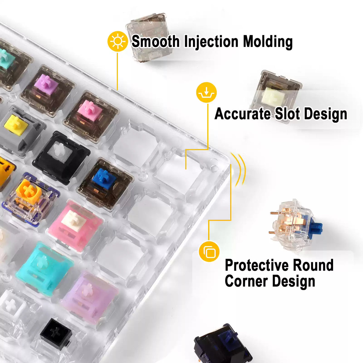 DUROCK - 30-Key Mechanical Switch Tester Sample Kit