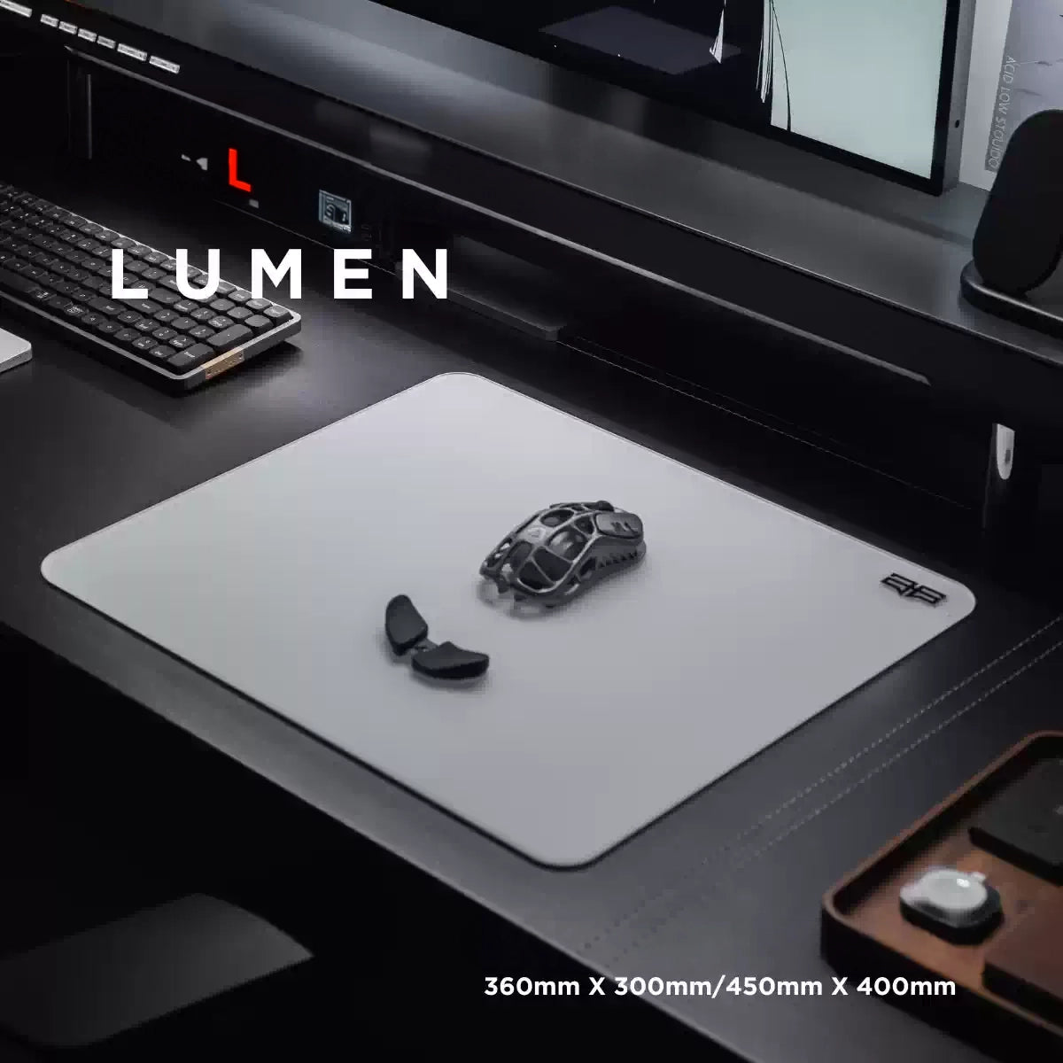 LUMEN GAMING GEAR QING ガラスマウスパッド GWANG - Lumen Tempered Glass E-Sports FPS Mouse Pad – OZO Keyboards