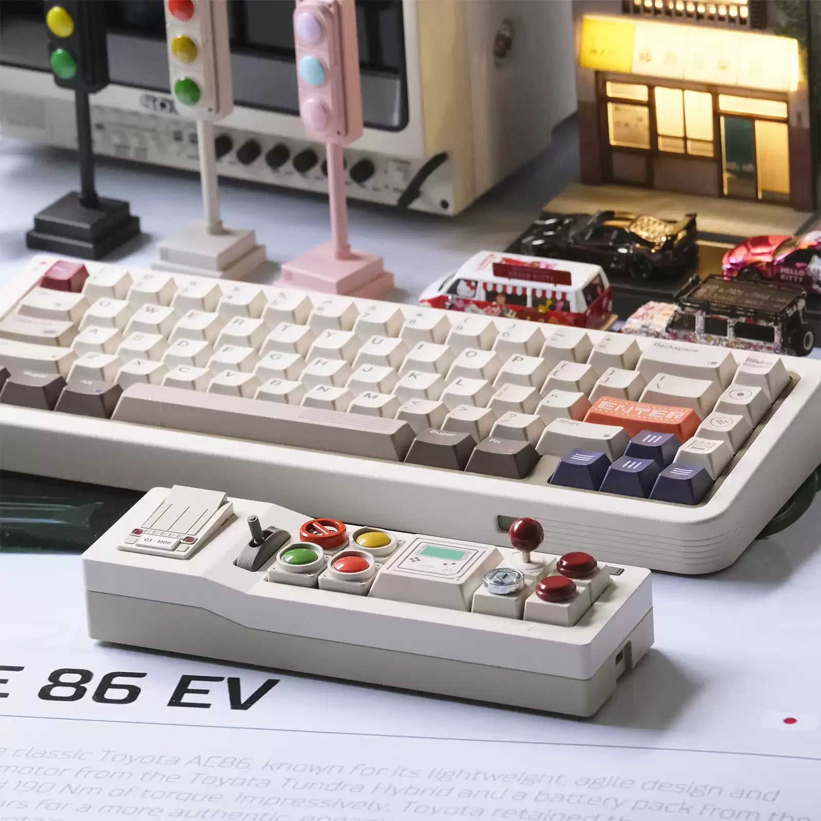 80 Retros - Autopad Retro AE86 Desk Car Hub Keyboard