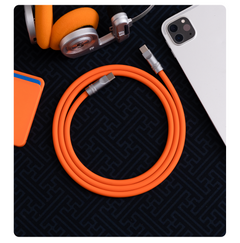 240W Custom Dual Type-C Silicone Cable