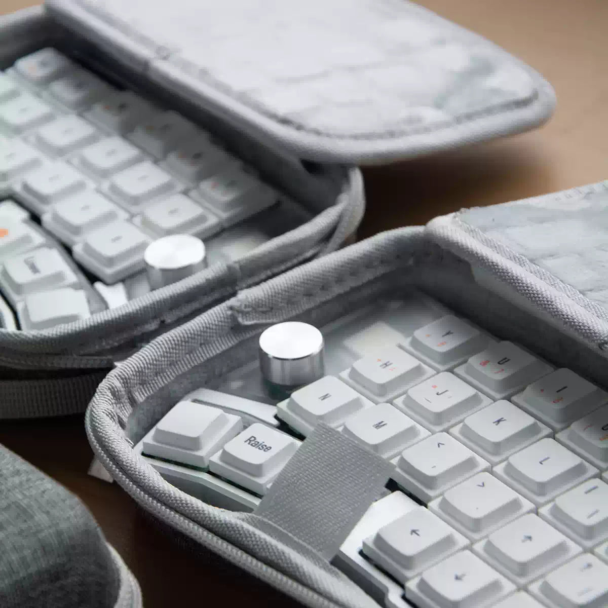 Cornix Split Keyboard Storage Bag — EVA Hard Shell / Soft Fabric Portable Case
