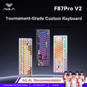 AULA - F87 Pro V2 87% Compact RGB Mechanical Keyboard