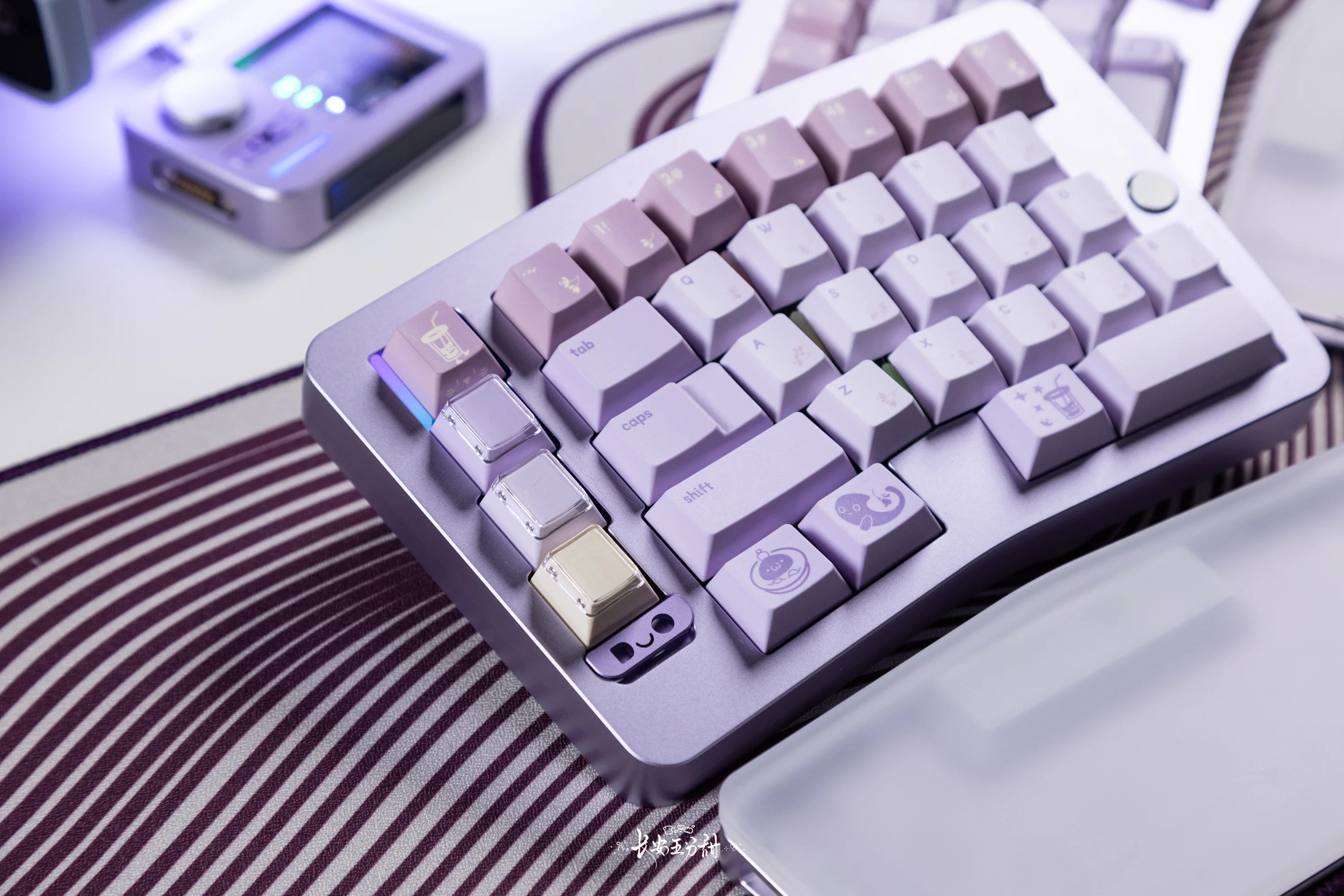 QwertyKeys - Taro Balls Keycap Set Cherry Profile PBT Dye-Sub Keycaps