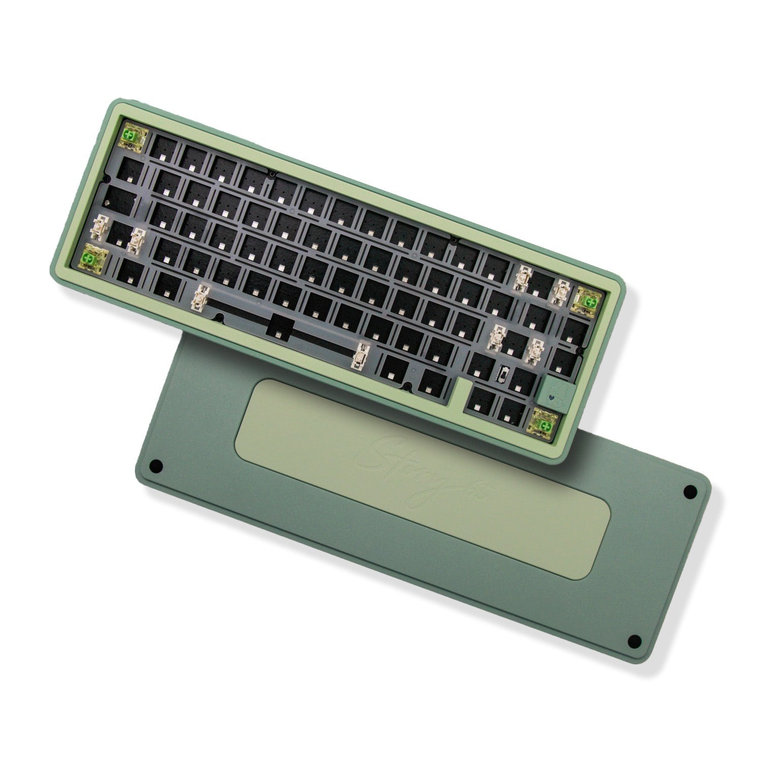 GEEKZB - Story65 R3 Teclado mecánico inalámbrico barebone de aluminio