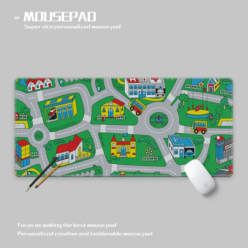 Busy Town & Street Racing R3 Deskmats