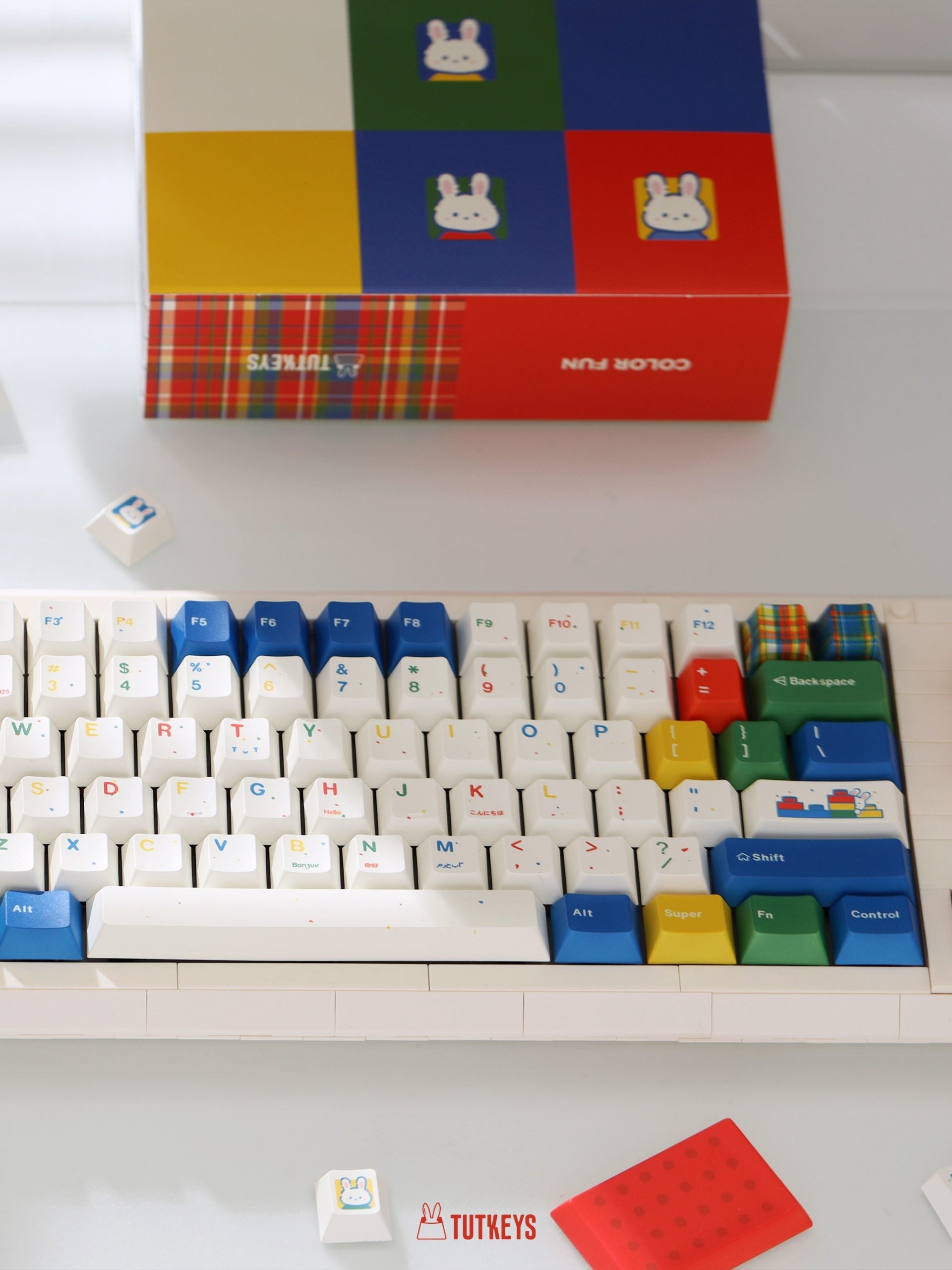 Tutkeys - Color Fun Vibrant Keycap Set