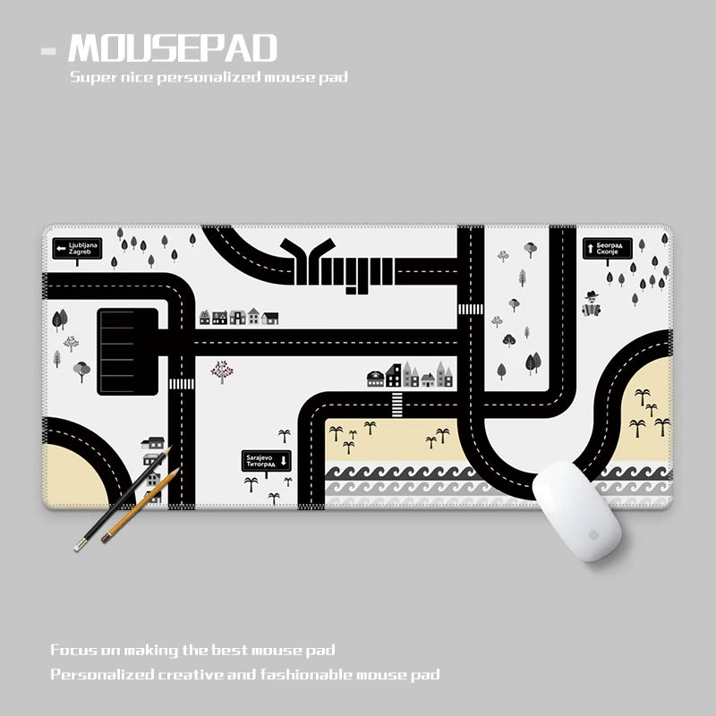 Busy Town & Street Racing R3 Deskmats