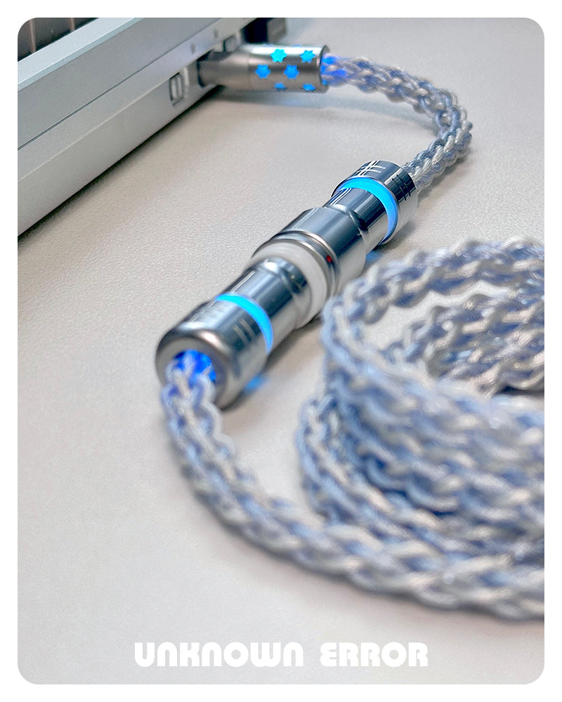 UNKNOWN ERROR - D10 Pale Blue/RGB Light - Bluebird Series Keyboard Cable