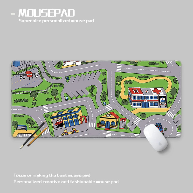 Busy Town & Street Racing R3 Deskmats