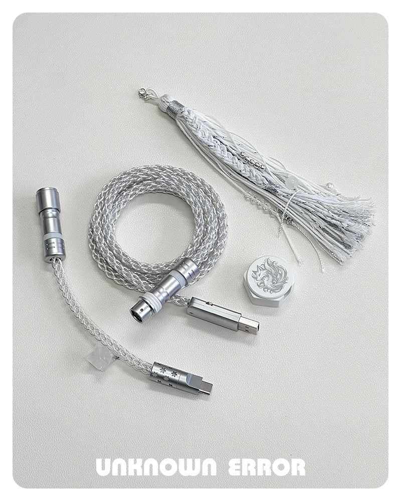 UNKNOWN ERROR - D19 White Light - Light Arctic Fox Keyboard Cable