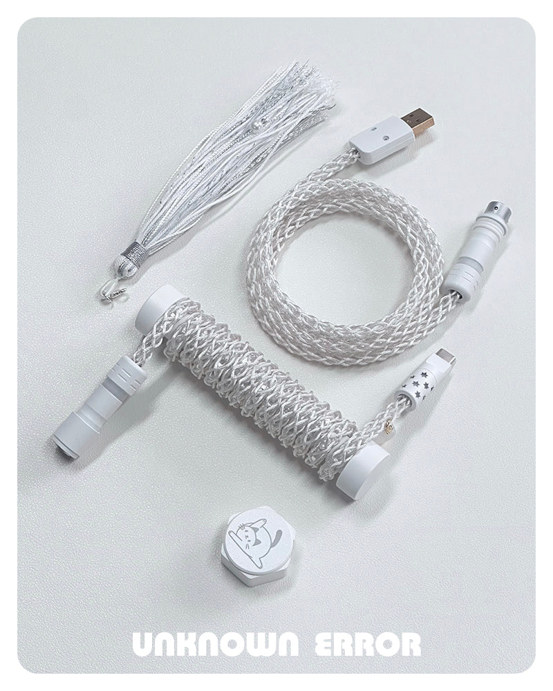 UNKNOWN ERROR - D20 White Light - Lazy Cat Keyboard Cable