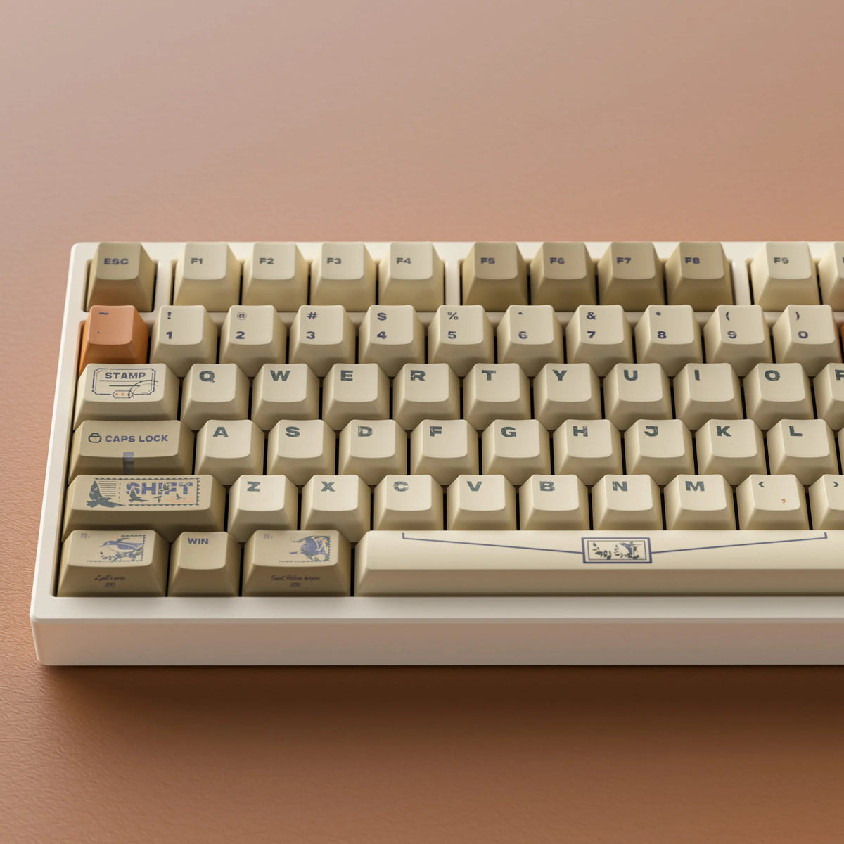 ALOHAKB - Juego de teclas Stamp R2 con perfil Cherry y tecnología PBT de sublimación de tinta