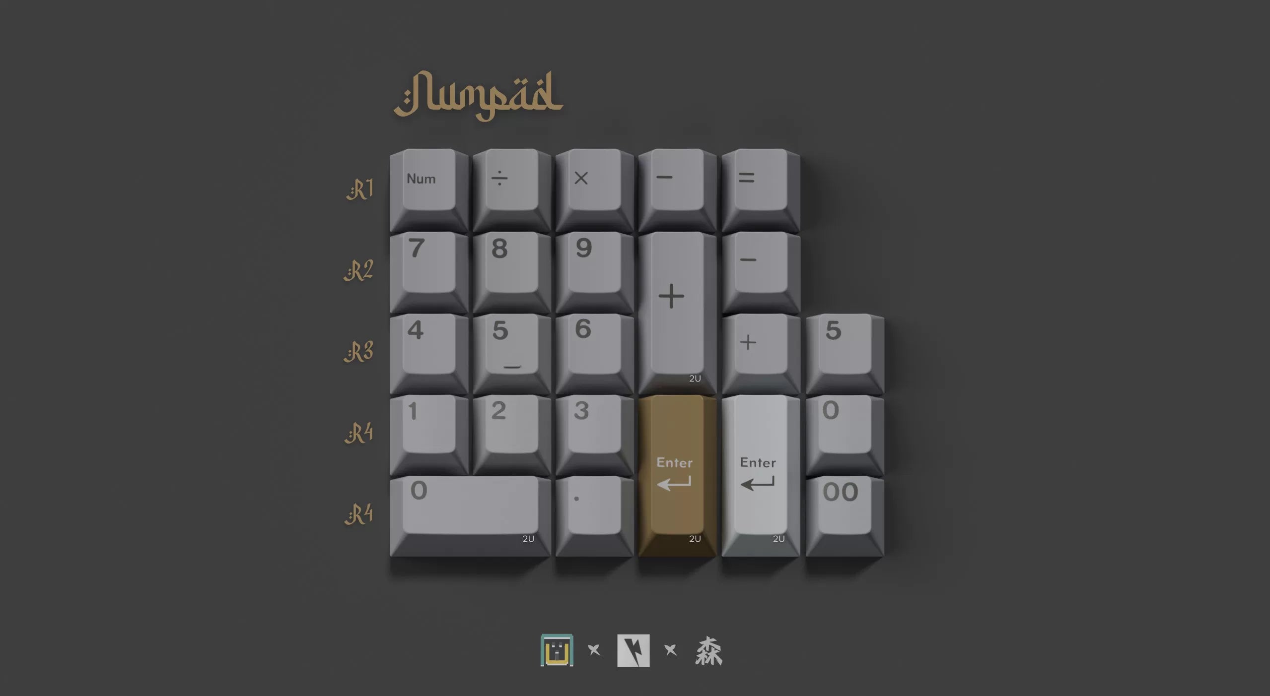 KeyKobo - Khonsu ABS Double-Shot Keycap Set