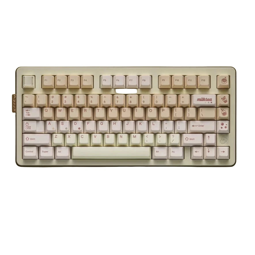 Qwertykeys - Pearl Milk Tea Keycap Set