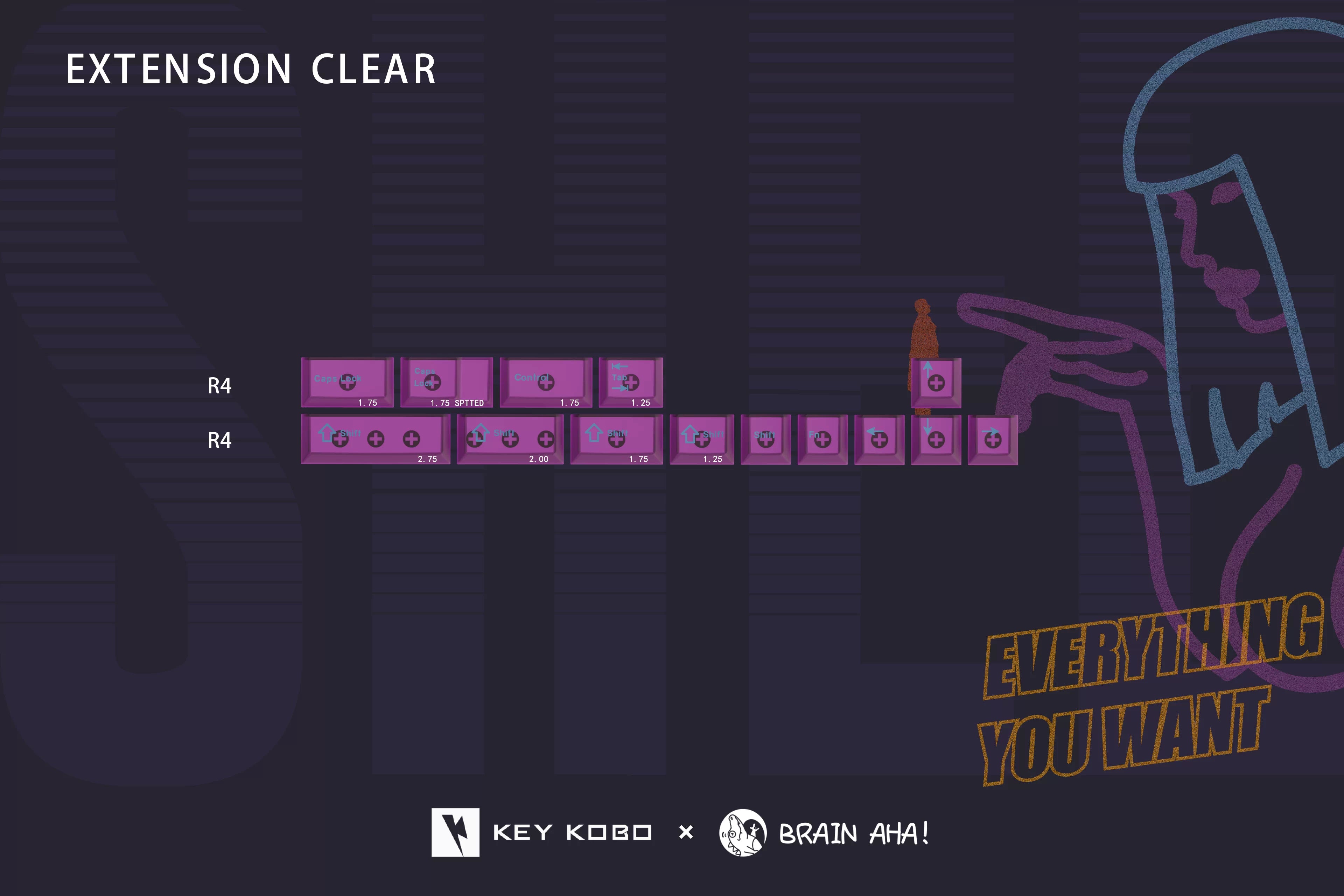 Keykobo - SHEE ABS Double-Shot ANSI/ISO Keycap Set