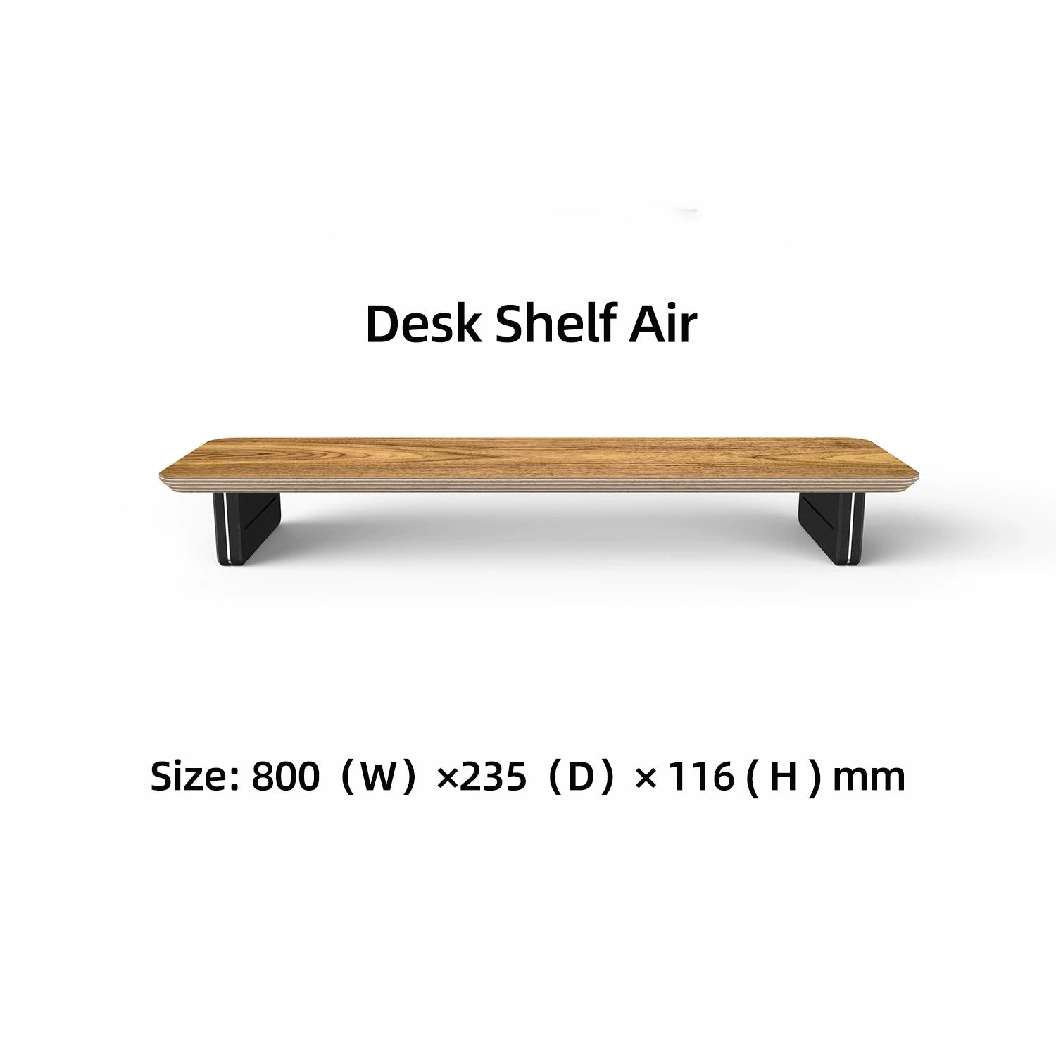 Laricare Solid Wood Dual Layer Monitor Stands
