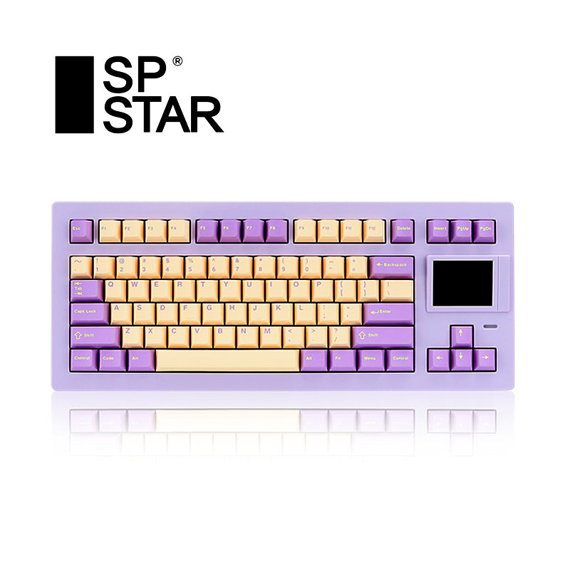SP Star - D82 Pro Mechanical Keyboard with LCD Screen