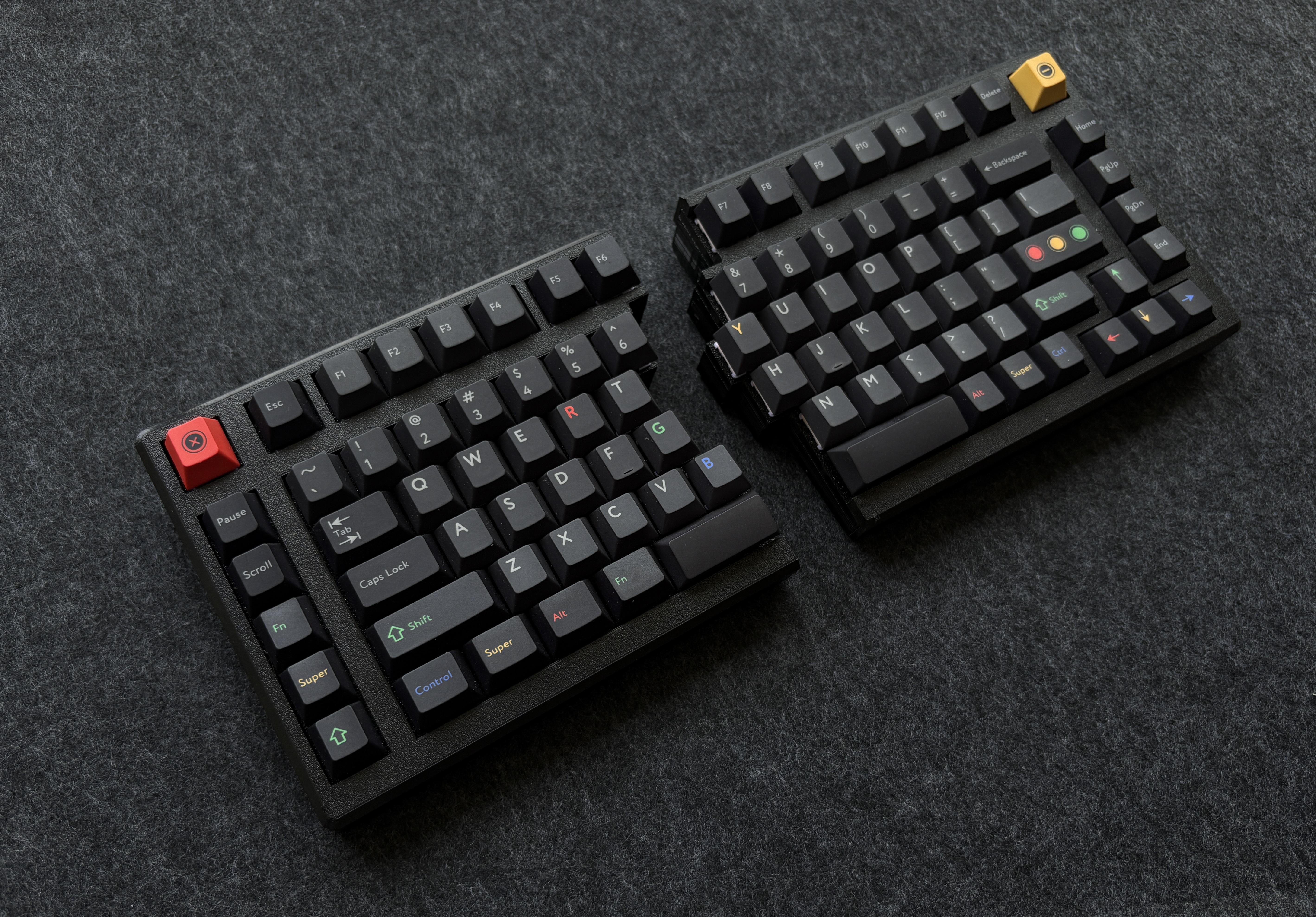 Weekin - WK Split 89 Wireless 2.4G Ergonomic Mechanical Keyboard
