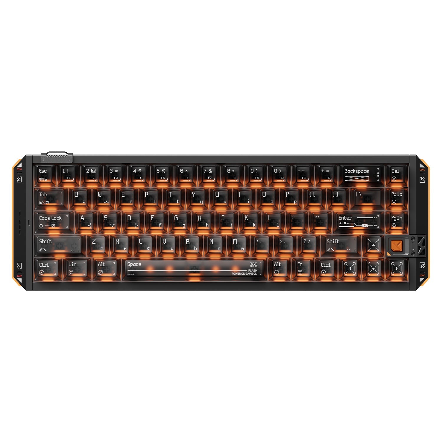 FLASH 68HE — Aluminum HE Magnetic Switch Keyboard