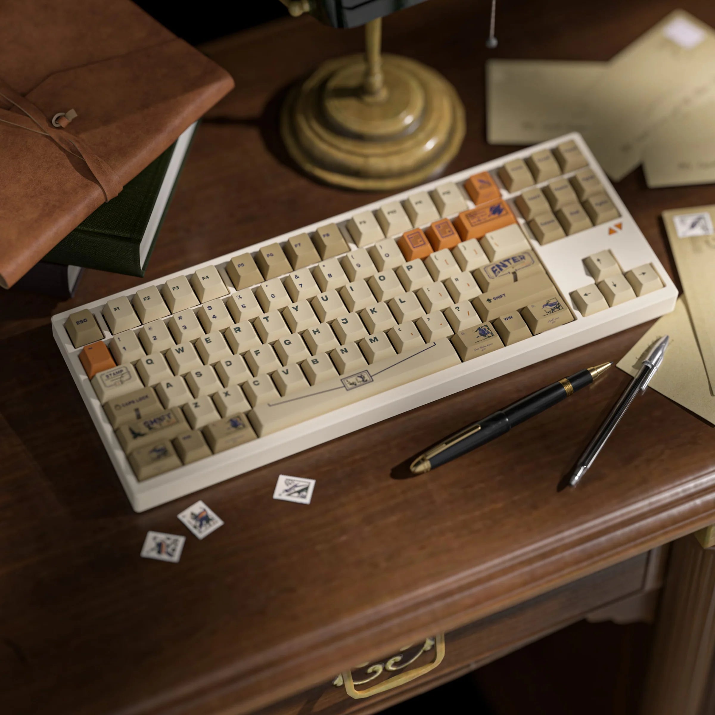 ALOHAKB - Stamp R2 Cherry Profile PBT Dye‑Sub Keycaps Set