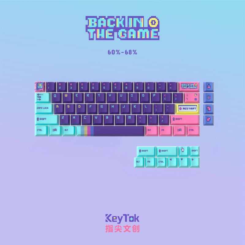 Keytok - Cherry Back in the Game Keycap Set