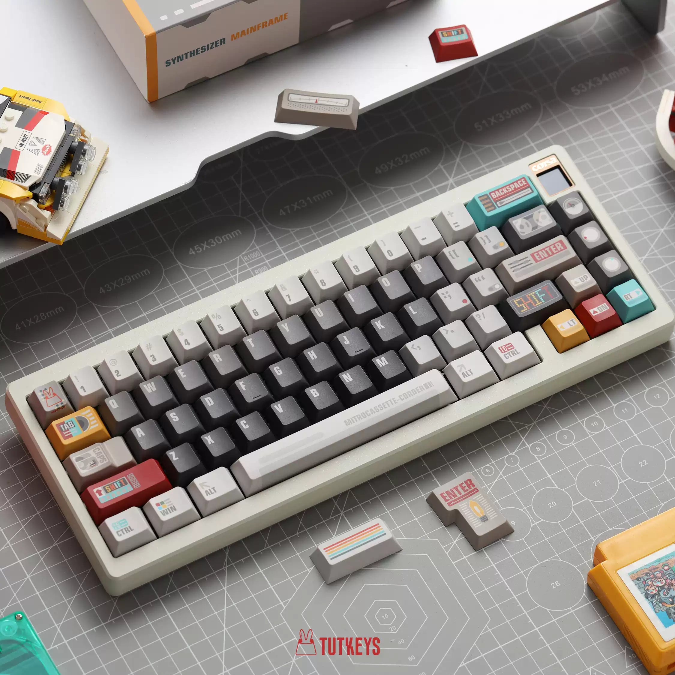 Tutkeys - Synthesizer Retro Music Custom Keycap Set