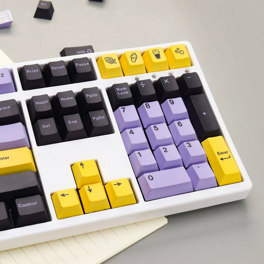 TARO - 130-Key Doubleshot PBT ANSI/ISO Keycap Set