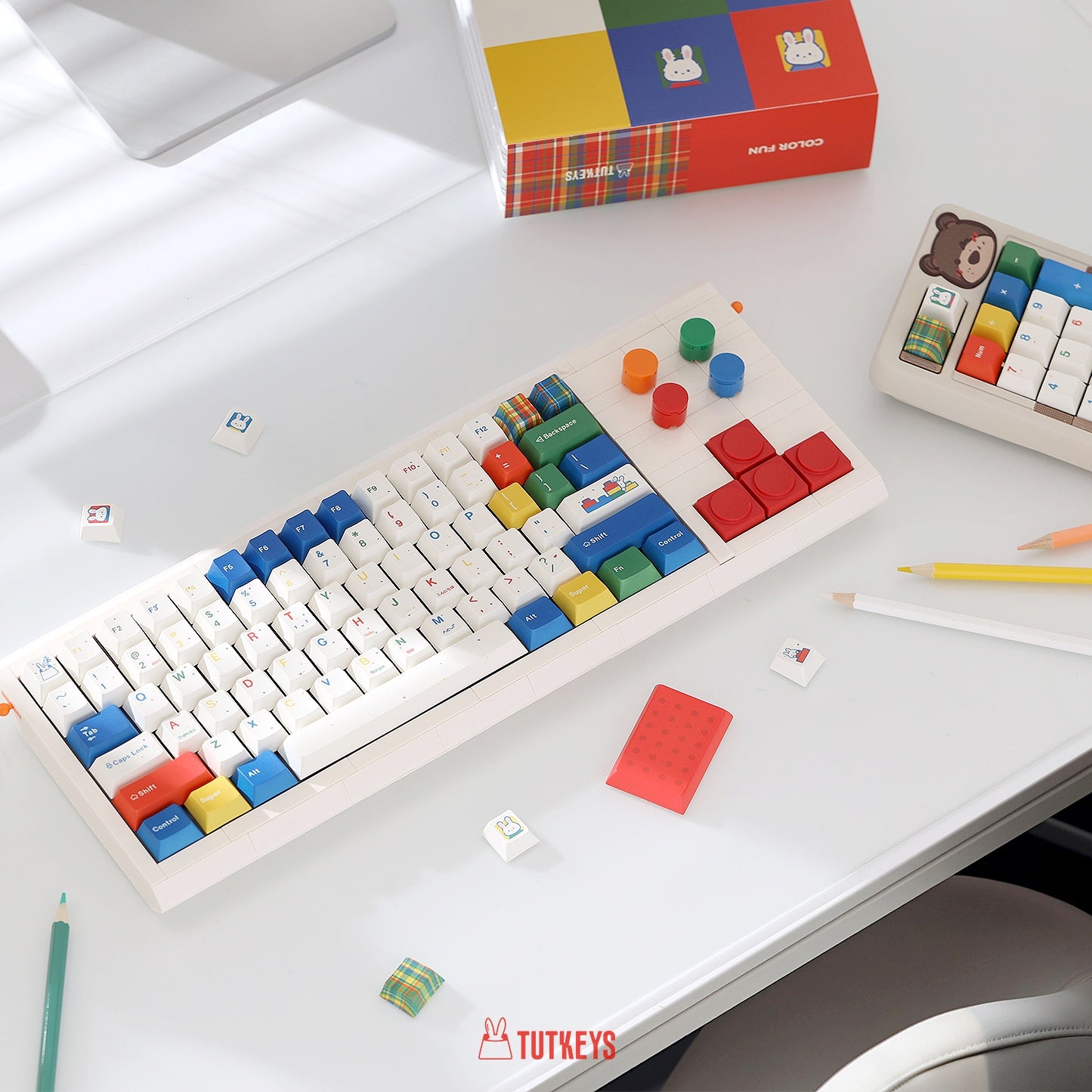 Tutkeys - Color Fun Vibrant Keycap Set – OZO Keyboards