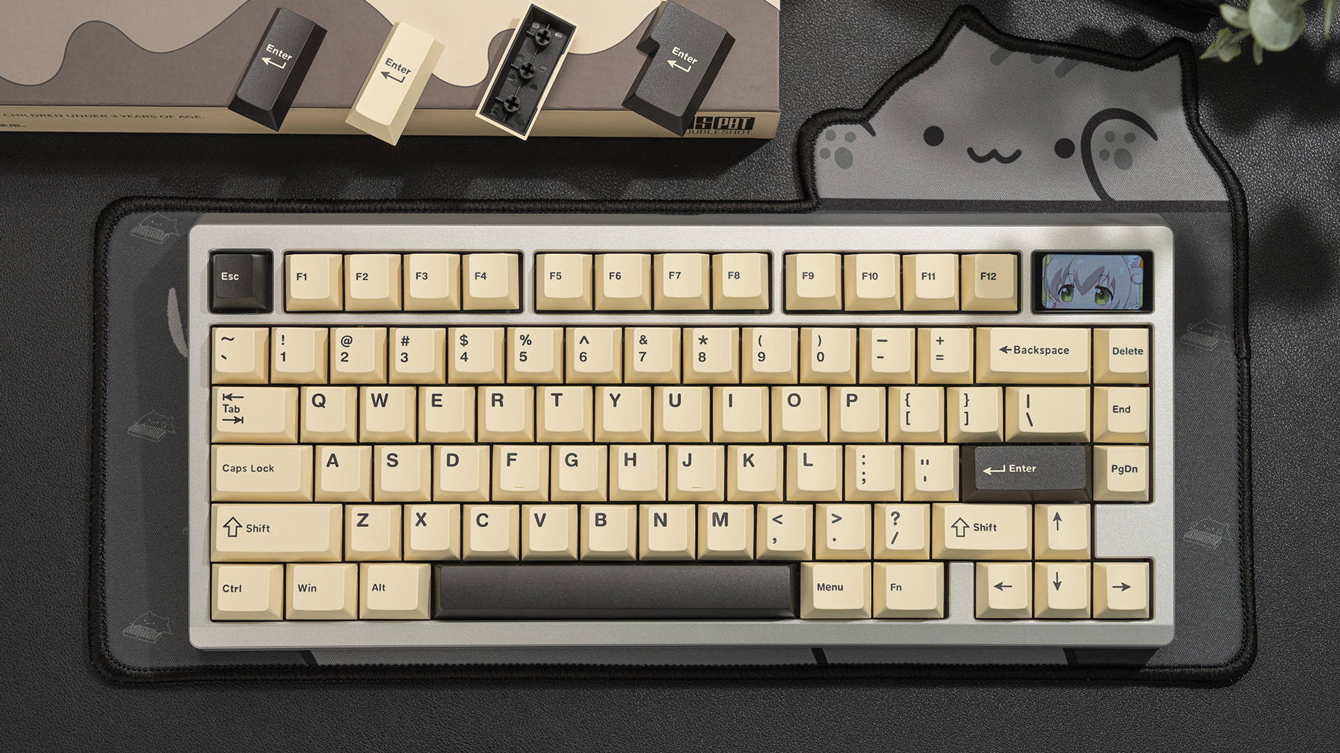 Wuque Studio - Creamy Charcoal Keycaps