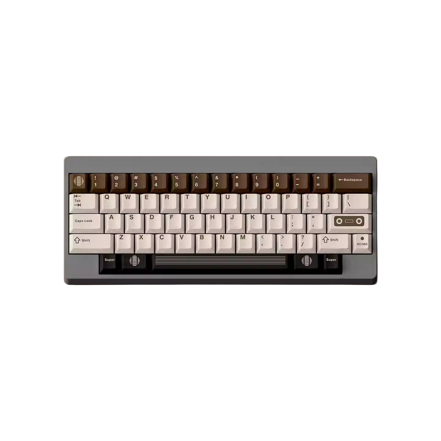 FBB - C1 Retro Tape Coffee Brown Original Keycap Set