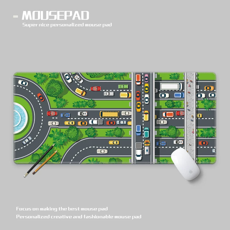 Busy Town & Street Racing R3 Deskmats