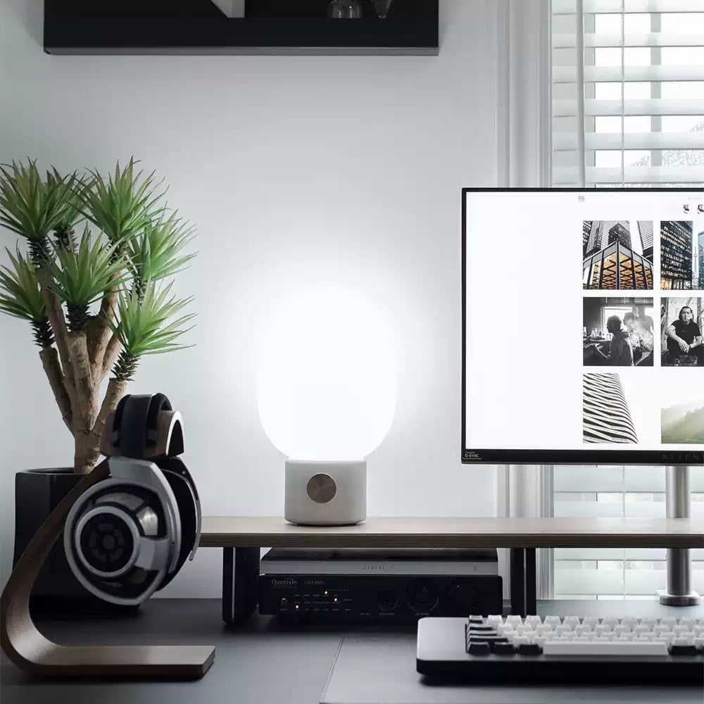 Laricare Solid Wood Dual Layer Monitor Stands