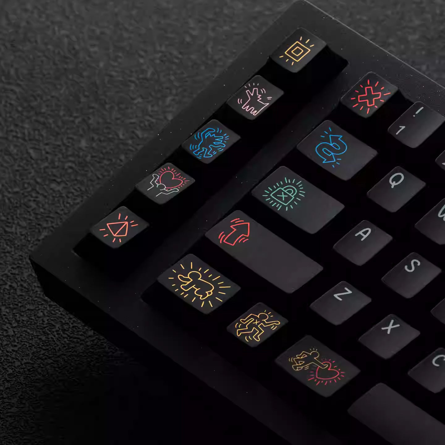 FBB - Graffiti Series Dark & White Original Keycap Set