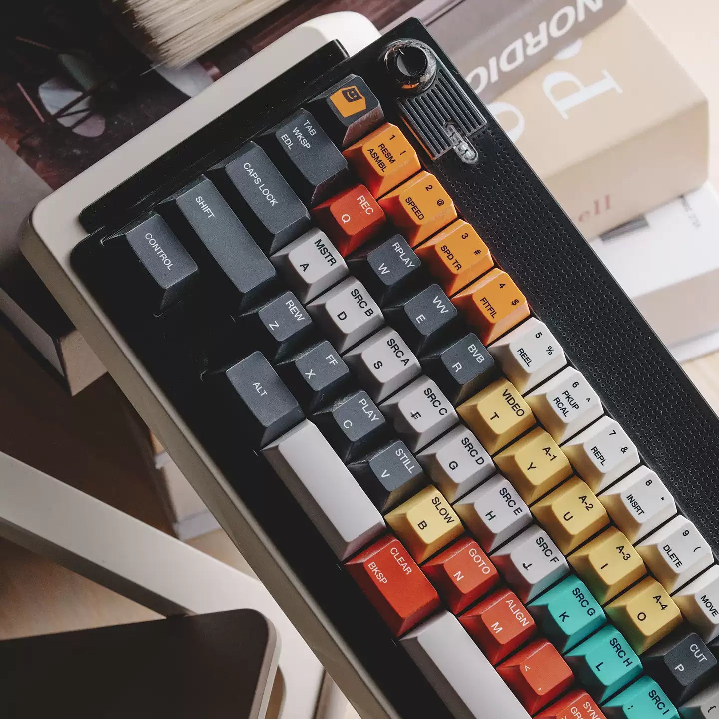 FBB - ACCOM Editor Retro PBT Five-Sided ANSI/ISO Keycap Set