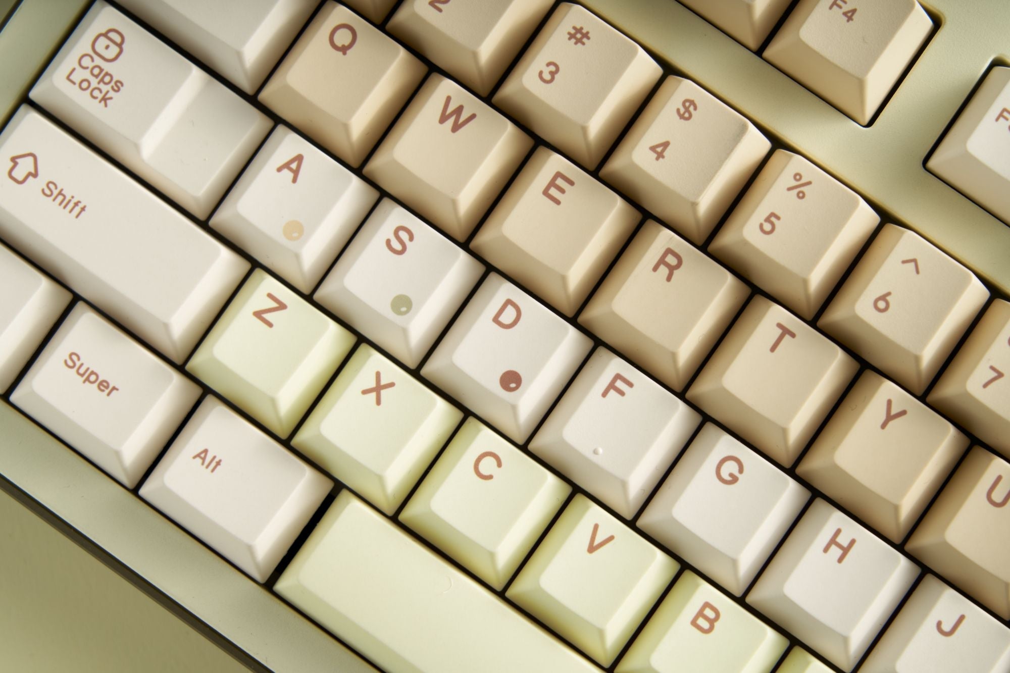 Qwertykeys - Pearl Milk Tea Keycap Set