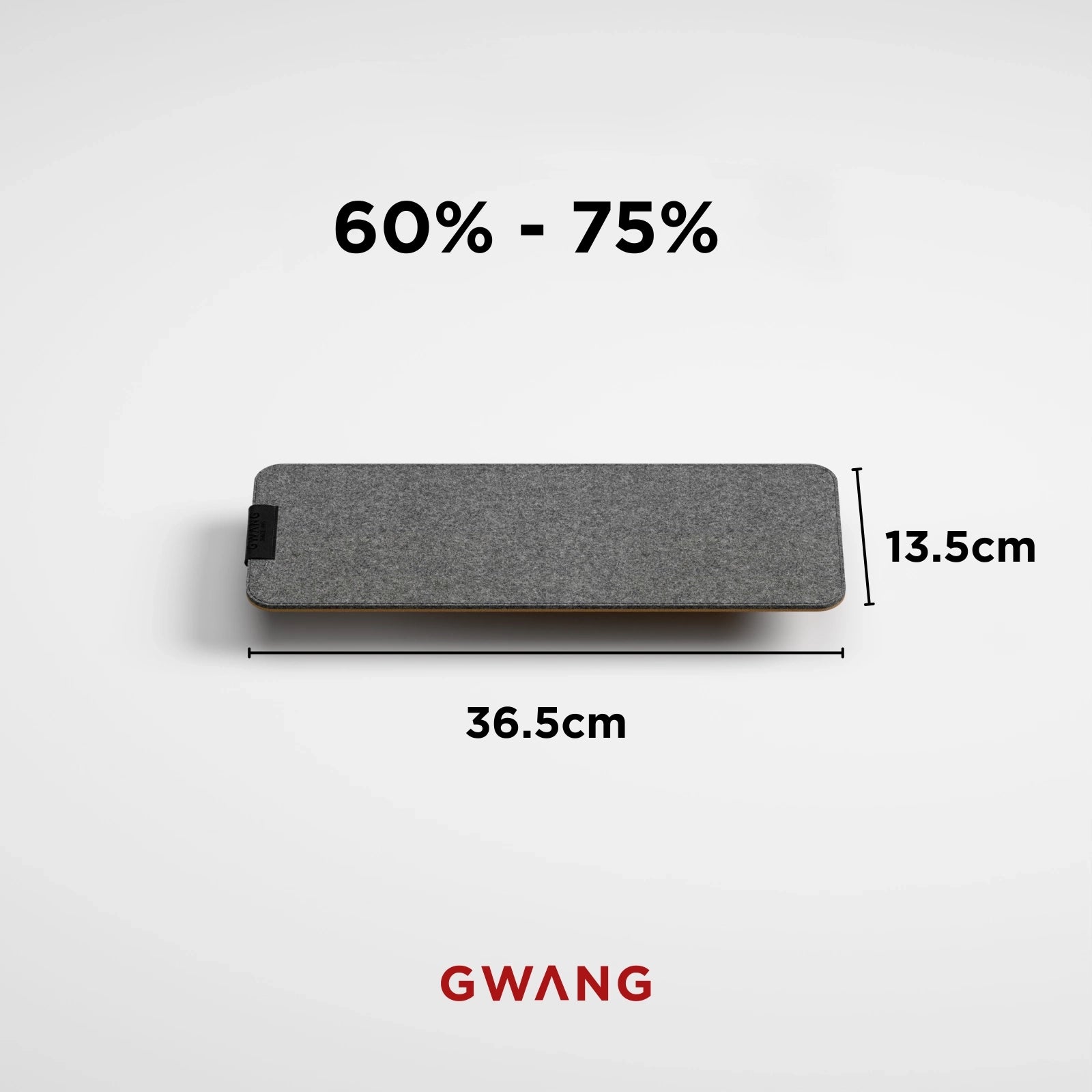 GWANG - Almohadilla de fieltro de corcho para teclado Hi-Fi: absorción de impactos y reducción de ruido
