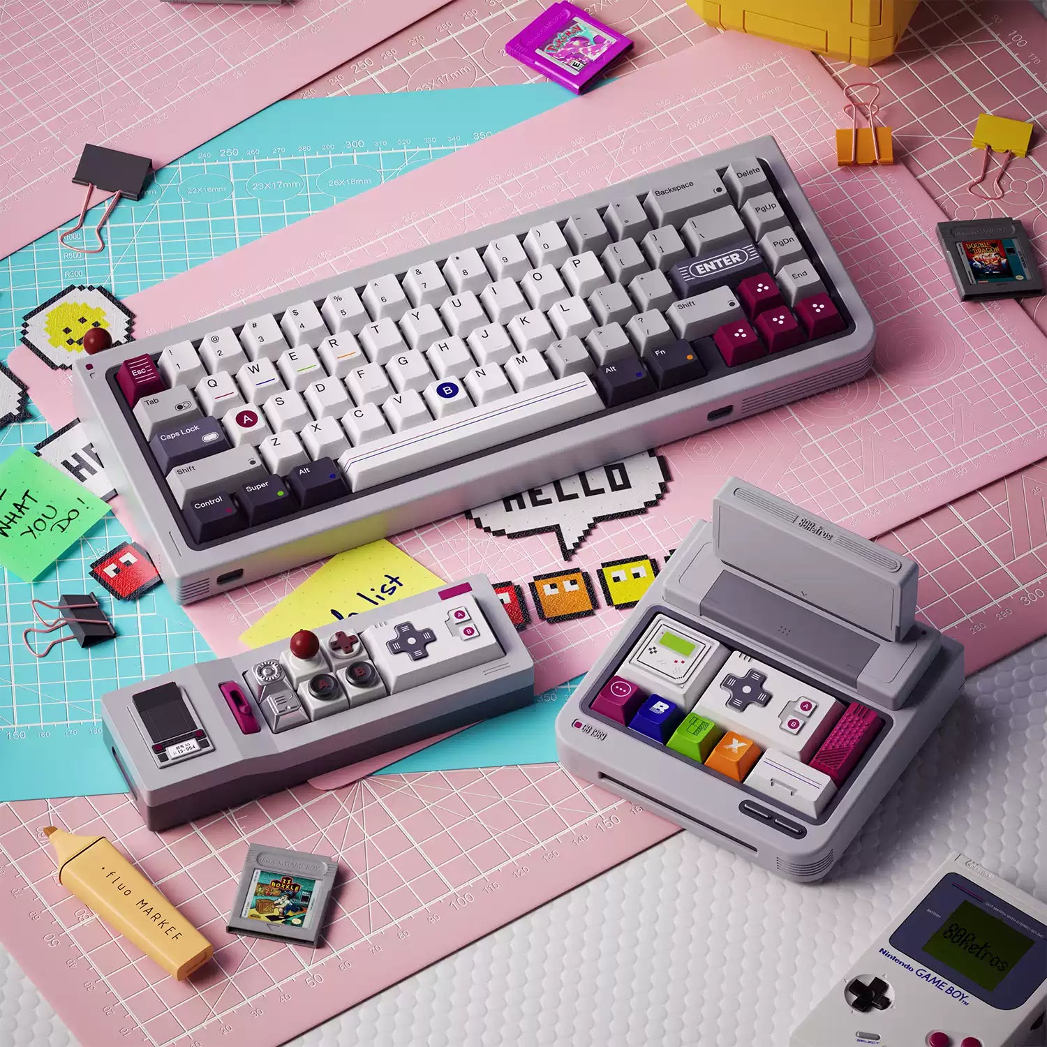 80 Retros - Autopad Retro AE86 Desk Car Hub Keyboard