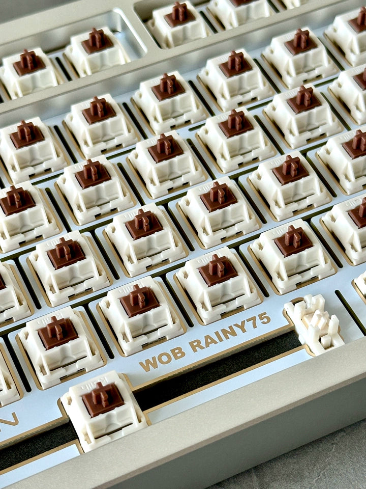 Rainy75 - FR4 Gold-Plated Positioning Plate