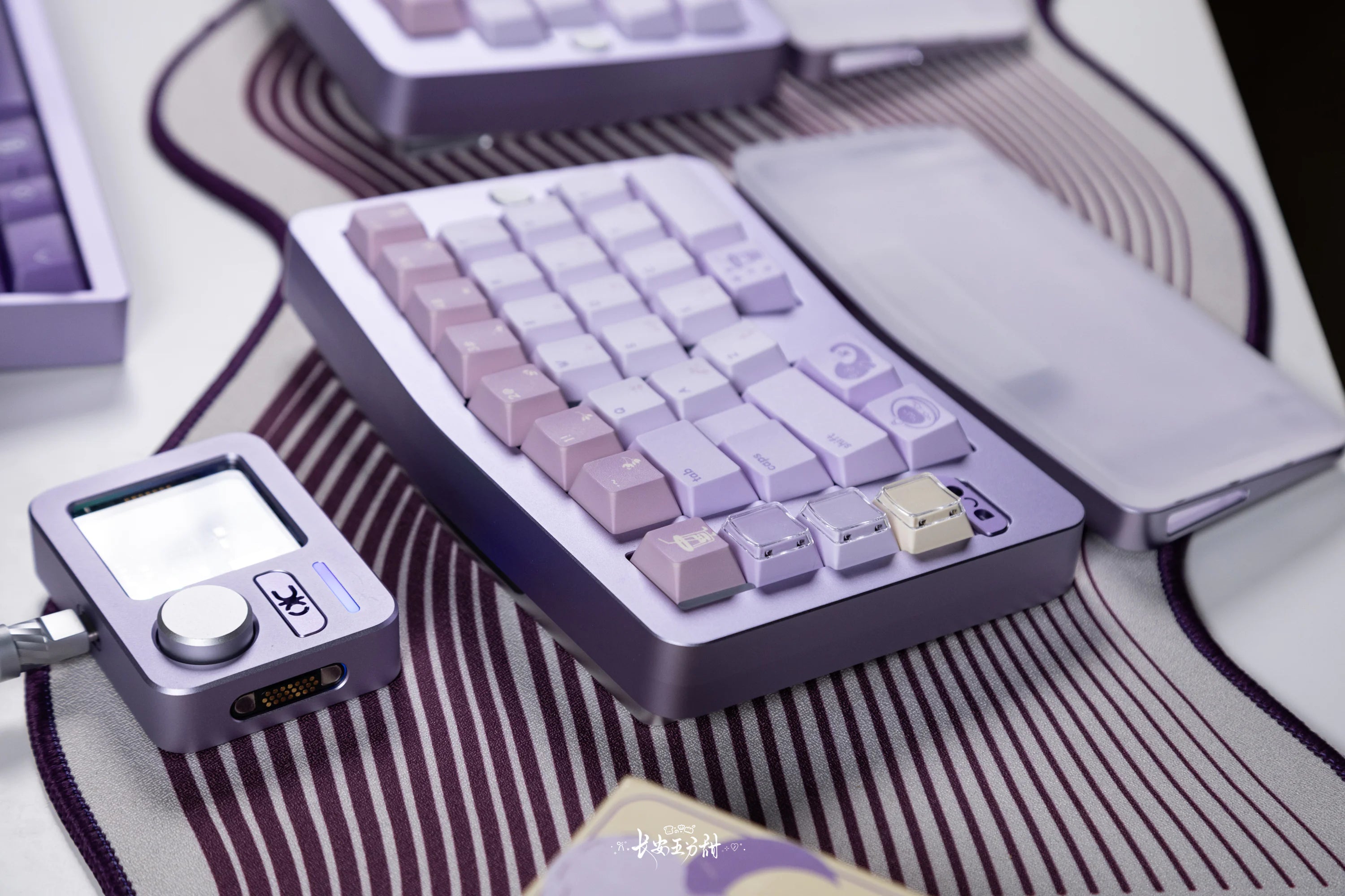 QwertyKeys - Taro Balls Keycap Set Cherry Profile PBT Dye-Sub Keycaps