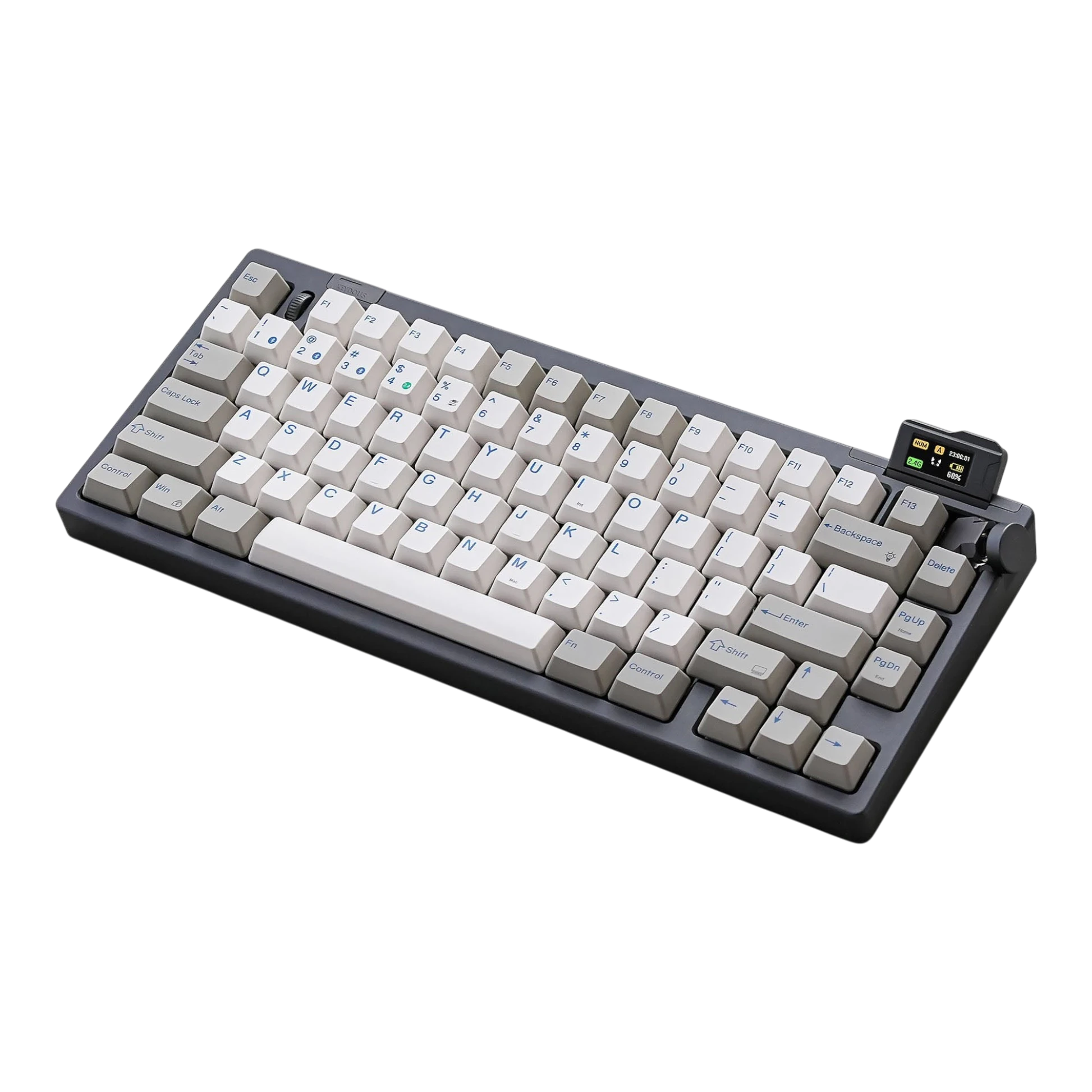 Keydous NJ80 Pro – Teclado mecánico inalámbrico de aleación de aluminio