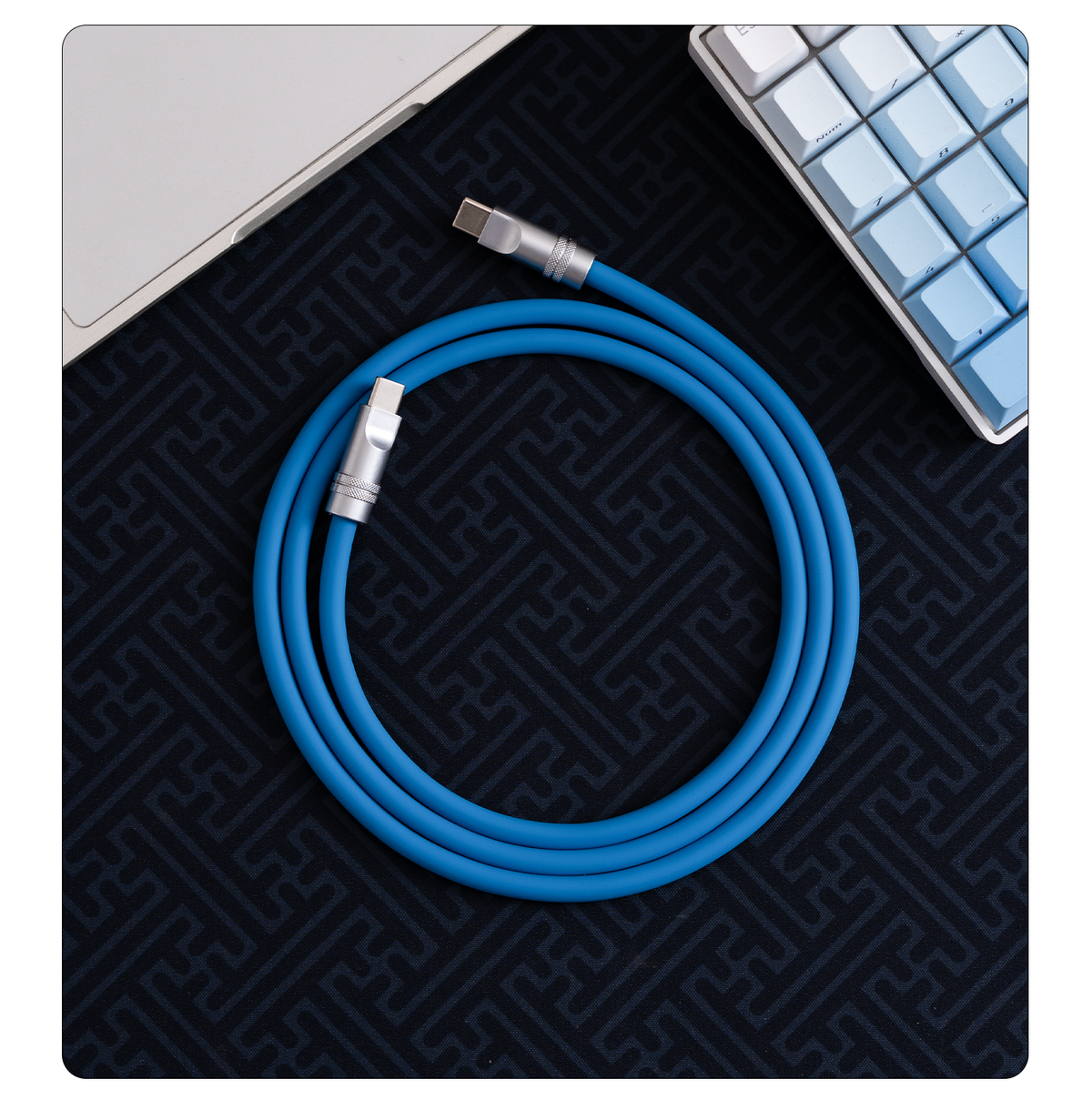 240W Custom Dual Type-C Silicone Cable