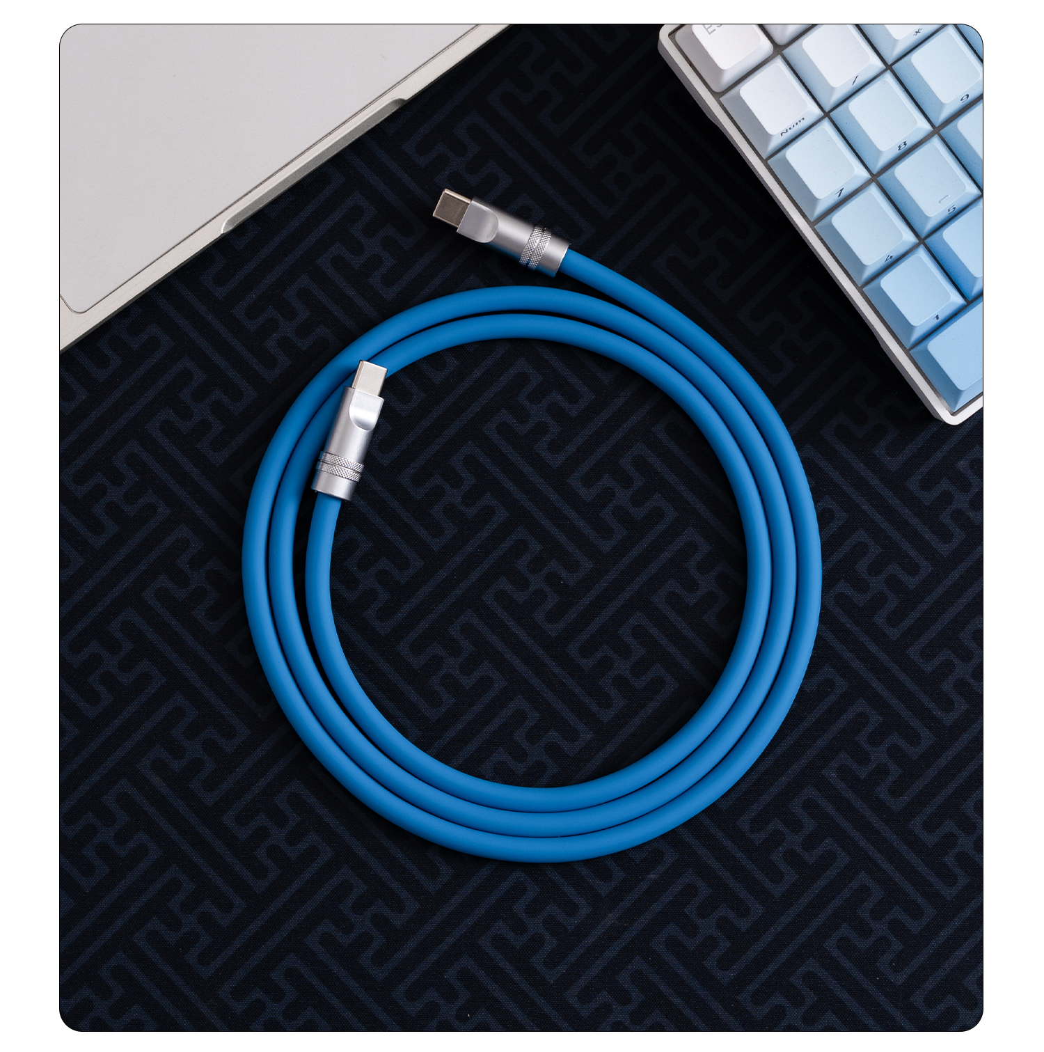 240W Custom Dual Type-C Silicone Cable