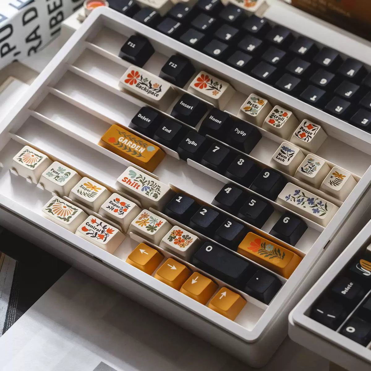 Garden Retro PBT ANSI/ISO Keycap Set
